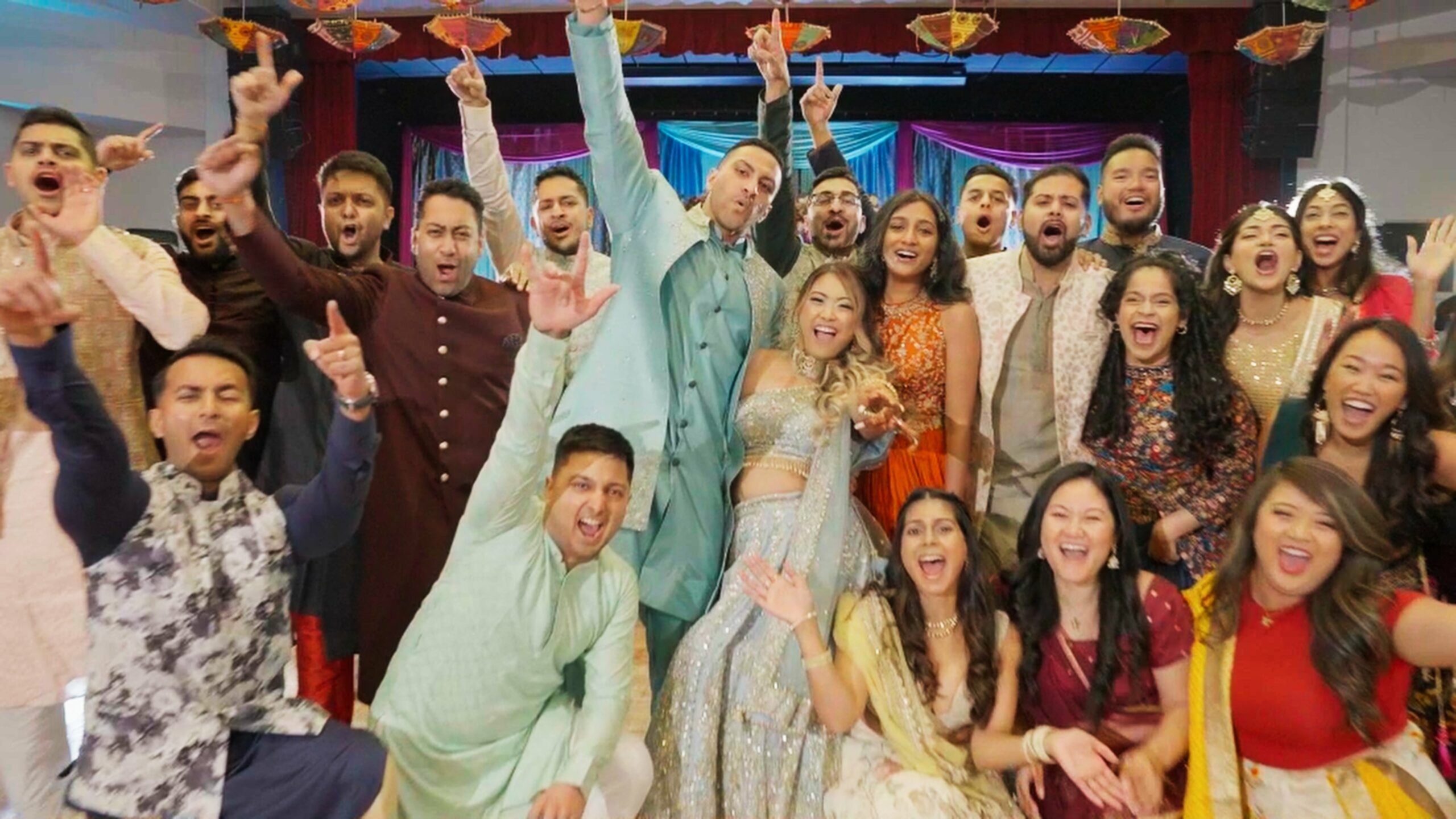 Church of St. Joan of Arc Marlton NJ Fusion Wedding | Camille & Rukil | Bride Sangeet Dance