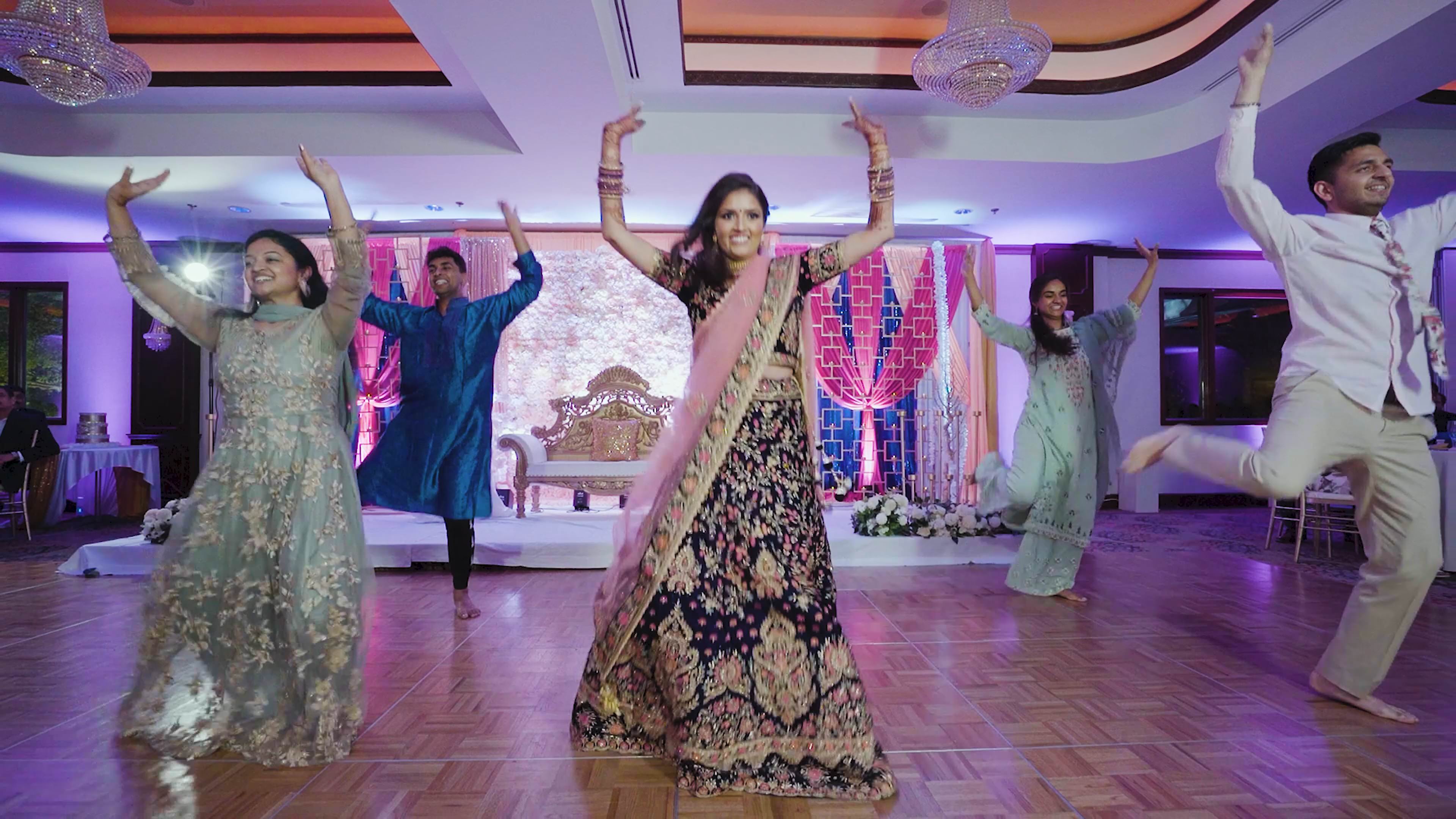 Martinsville Gardens Martinsville NJ South Indian Wedding | Priyanka & Venkatesh | Bhangra Dance