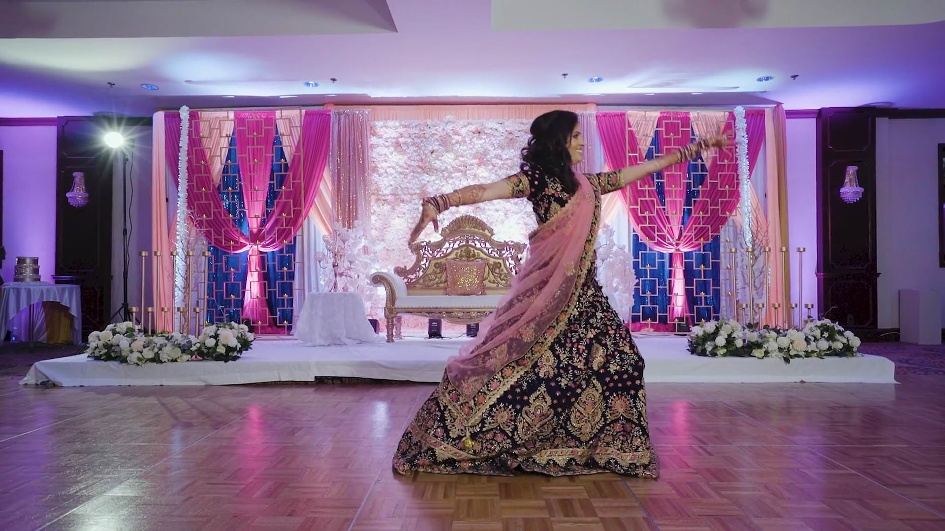 Martinsville Gardens Martinsville NJ South Indian Wedding | Priyanka & Venkatesh | Bride Dance