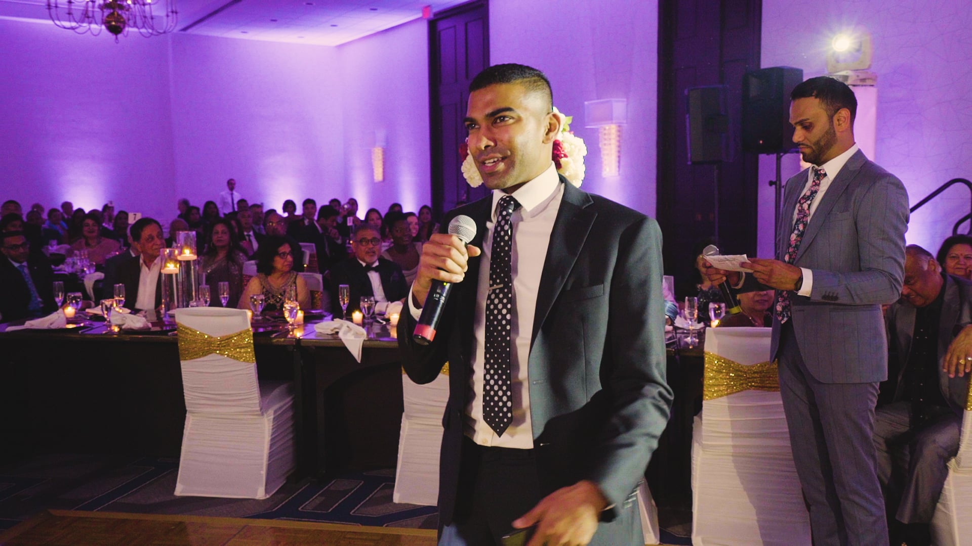 Sheraton Indianapolis City Centre Hotel Indianapolis IN Hindu Wedding | Raina & Pawan | Emcee Intro