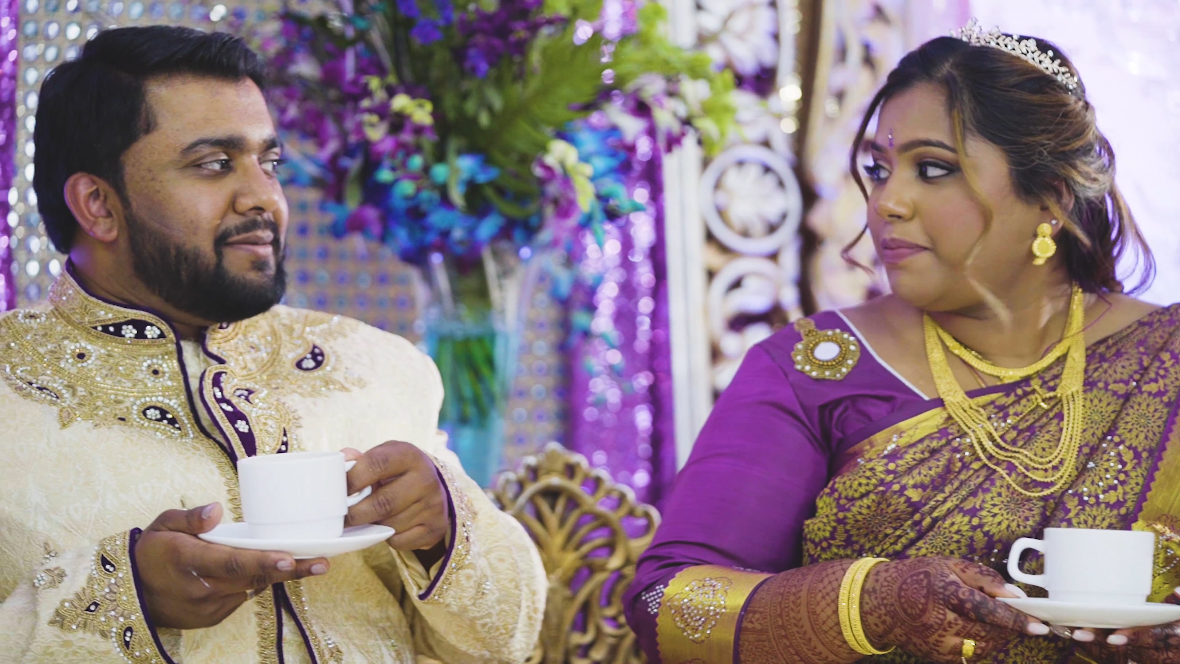 Hilton Philadelphia City Avenue Philadelphia PA Syrian Orthodox Wedding | Sona & Boby | Lamp Lighting & Coconut Ceremony