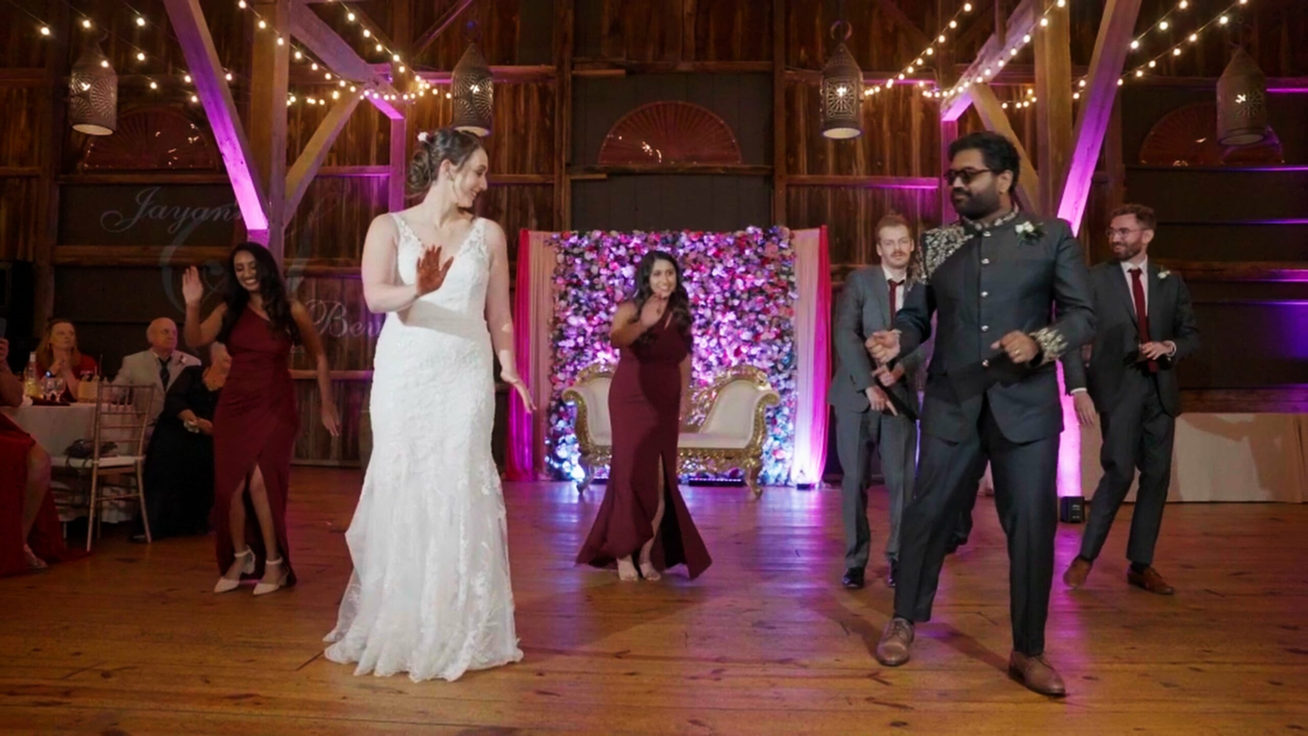 Riverside on the Potomac Leesburg VA Fusion Wedding | Beverly & Jayanth | Surprise Dance