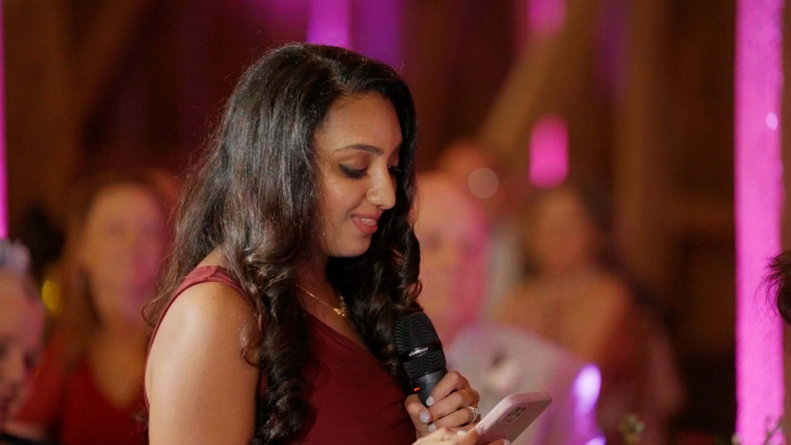 Riverside on the Potomac Leesburg VA Fusion Wedding | Beverly & Jayanth | Bridesmaids Speech