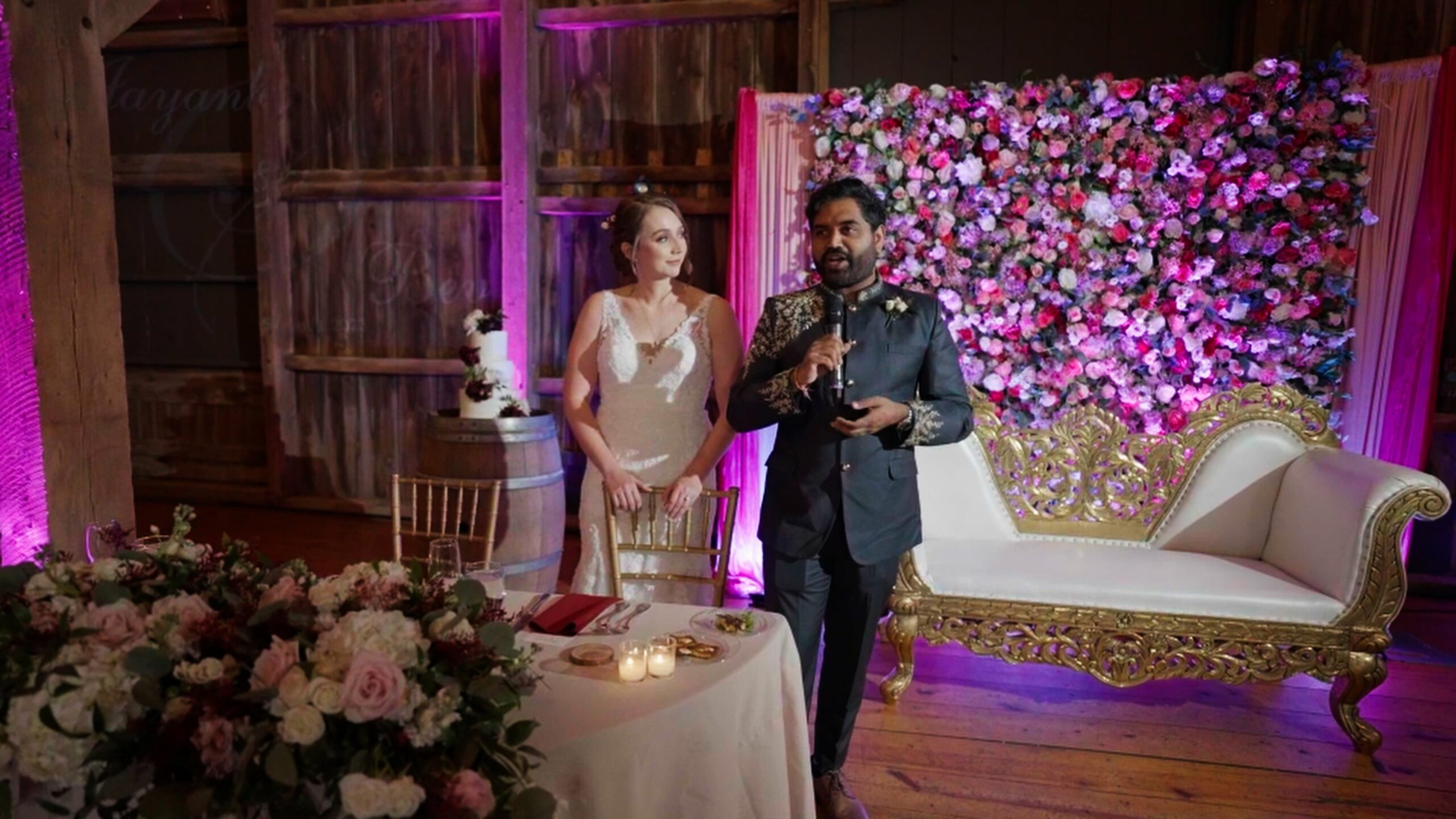 Riverside on the Potomac Leesburg VA Fusion Wedding | Beverly & Jayanth | Groom Speech