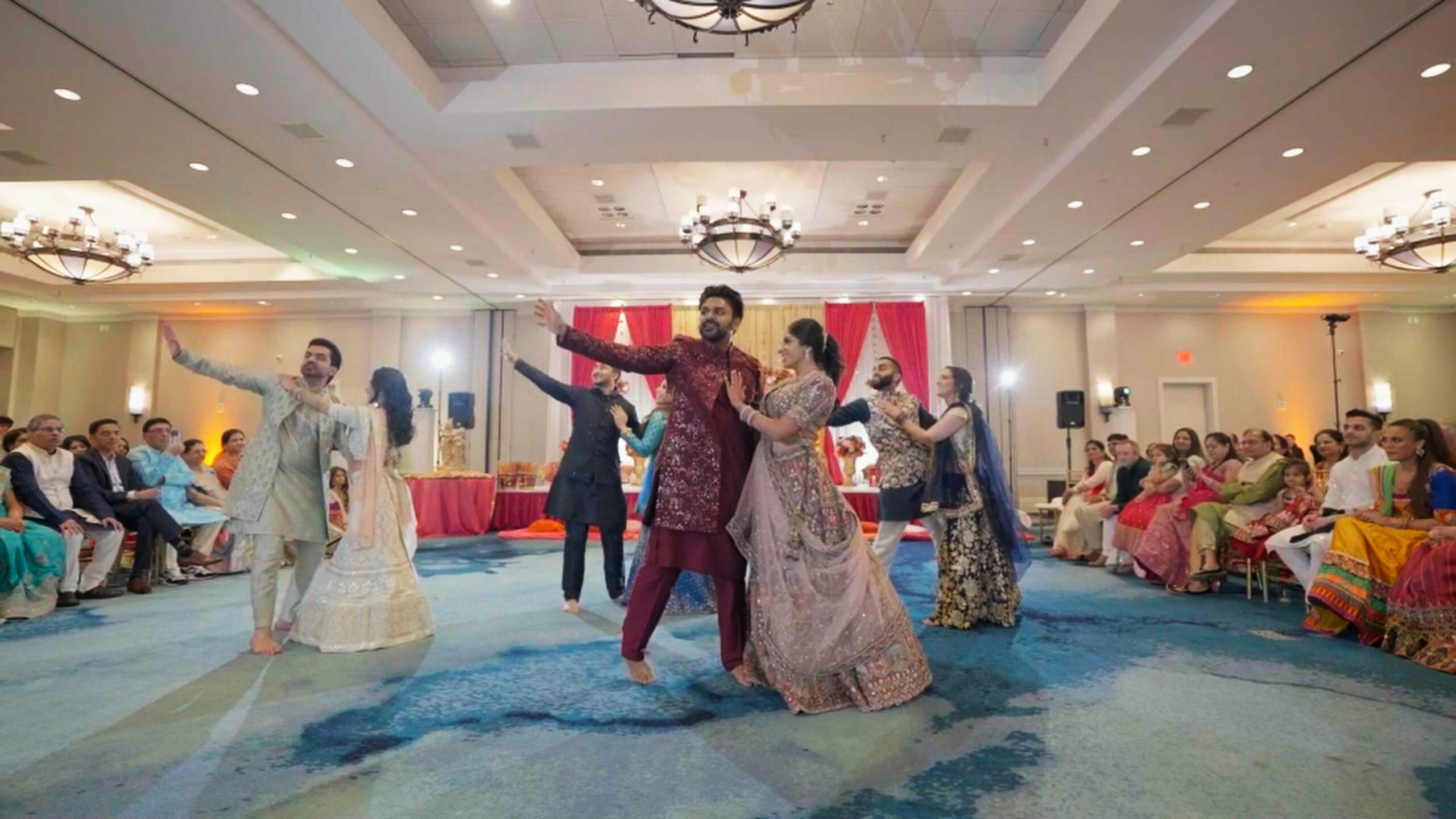 Hilton Oceanfront Virginia Beach Virginia Beach VA Hindu Wedding | Upasana & Maharshi | Patel Family Dance
