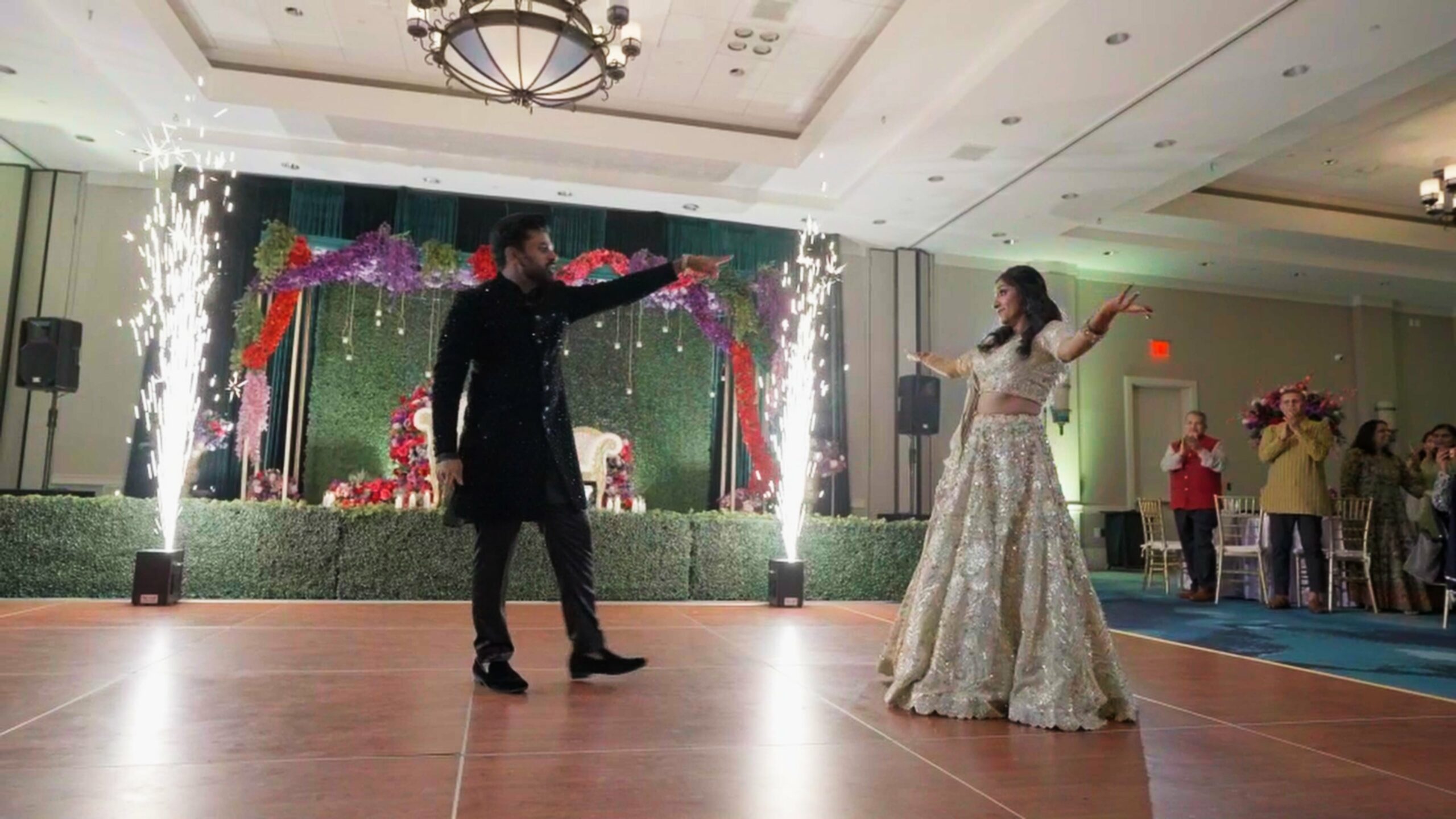 Hilton Oceanfront Virginia Beach Virginia Beach VA Hindu Wedding | Upasana & Maharshi | Sangeet Grand Entrance