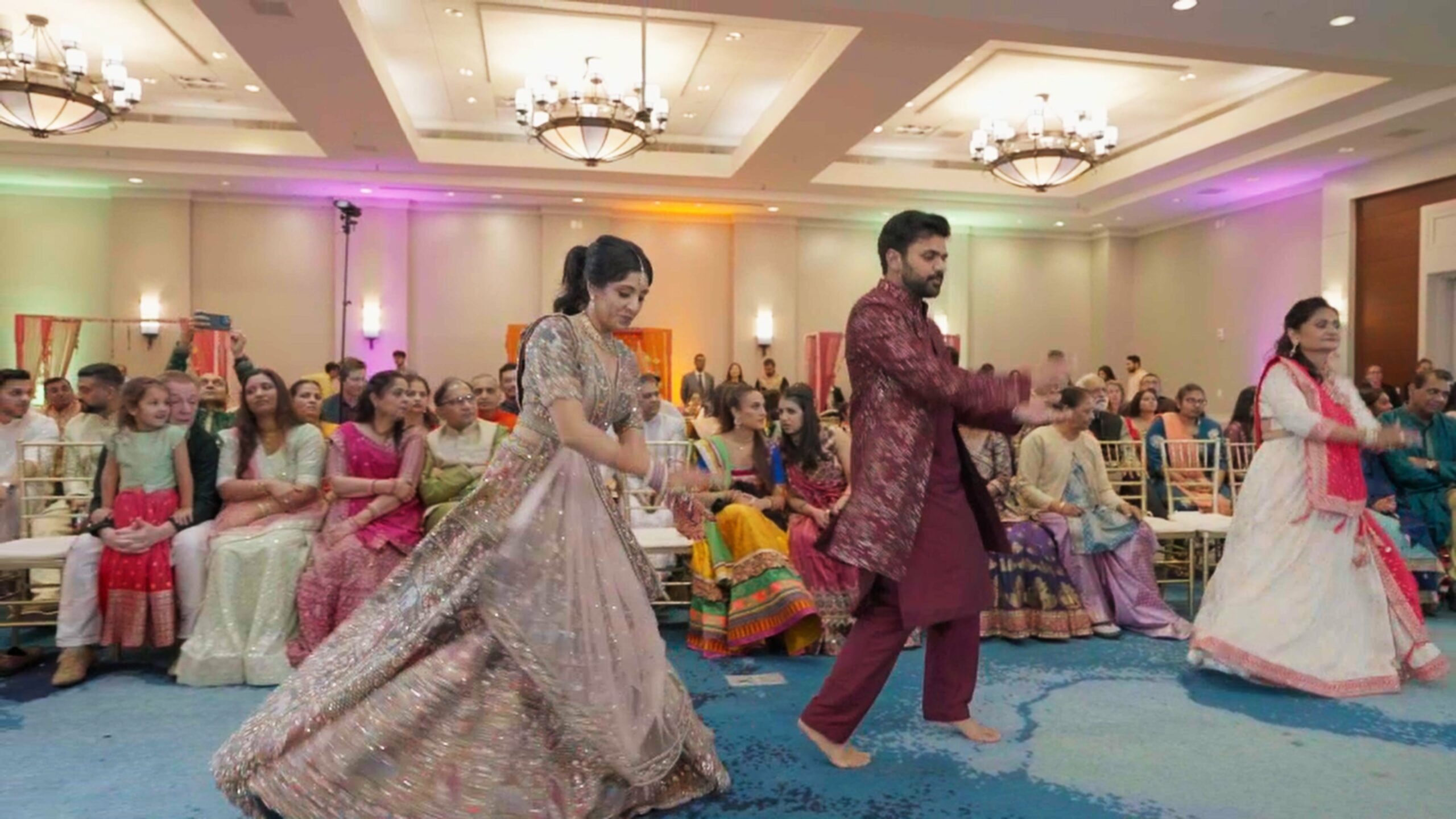 Hilton Oceanfront Virginia Beach Virginia Beach VA Hindu Wedding | Upasana & Maharshi | Garba