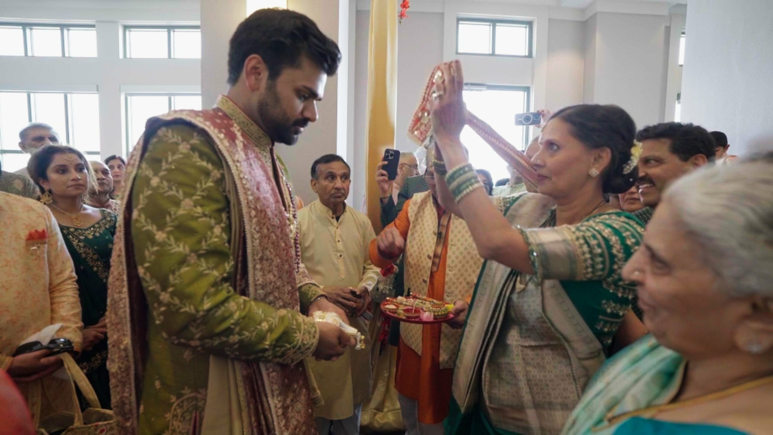 Hilton Oceanfront Virginia Beach Virginia Beach VA Hindu Wedding | Upasana & Maharshi | Milni
