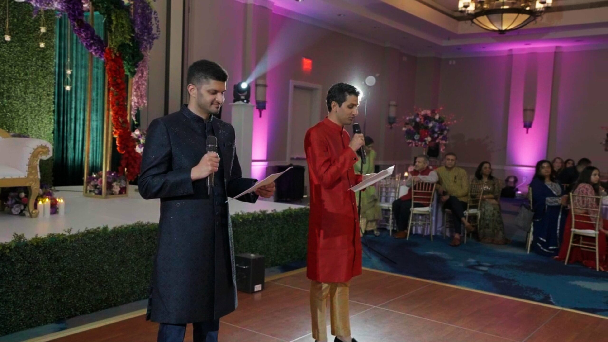Hilton Oceanfront Virginia Beach Virginia Beach VA Hindu Wedding | Upasana & Maharshi | Sangeet Opening Remarks
