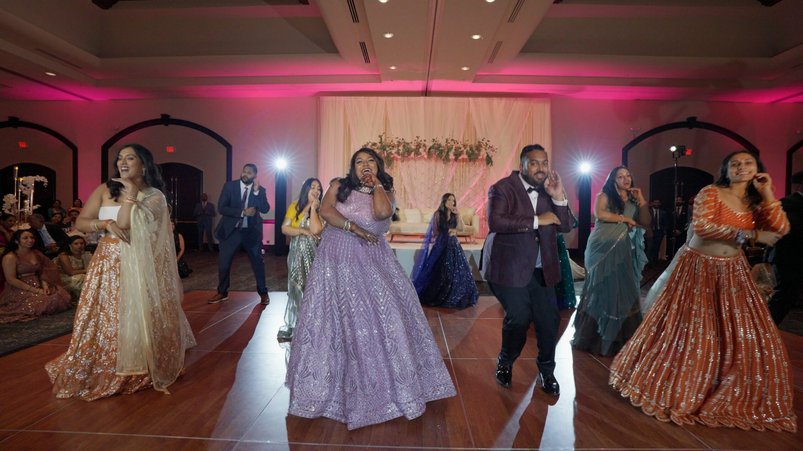 The Scottsdale Plaza Resort & Villas Paradise Valley AZ Hindu Wedding | Anjali & Suraj | Anjali and Suraj Family Dance
