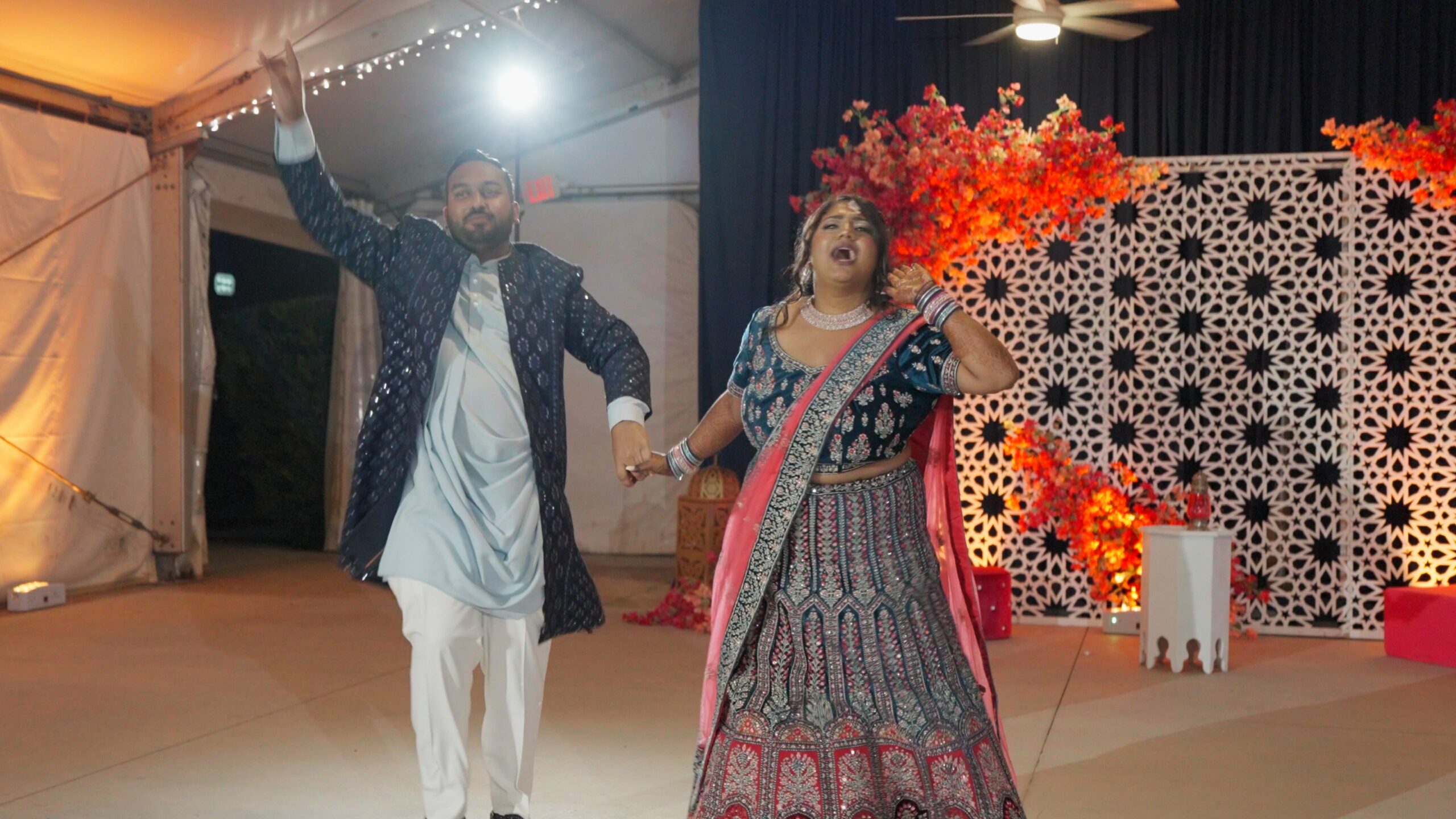 The Scottsdale Plaza Resort & Villas Paradise Valley AZ Hindu Wedding | Anjali & Suraj | Sangeet Grand Entrance