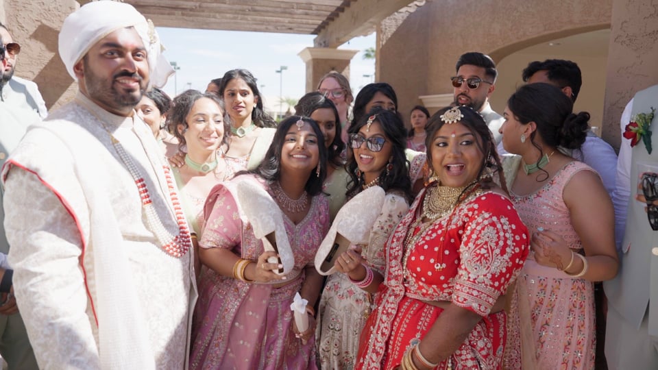 The Scottsdale Plaza Resort & Villas Paradise Valley AZ Hindu Wedding | Anjali & Suraj | Shoe Game