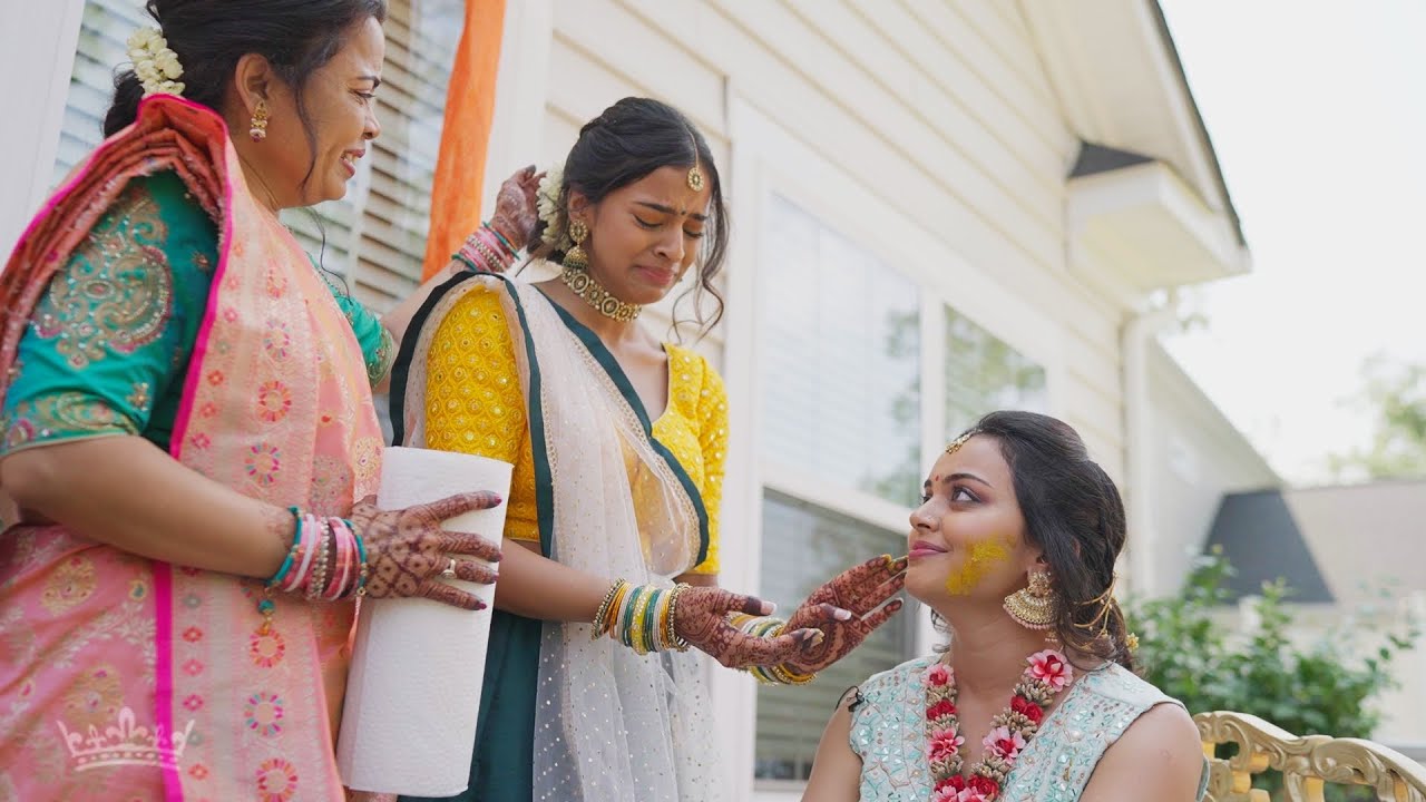 Falls Church Marriott Fairview Park VA Gujarati Wedding | Shipra & Jeet | Bride Pithi