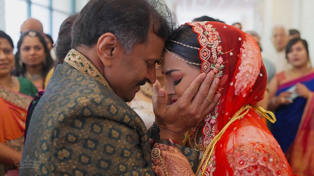 Falls Church Marriott Fairview Park VA Gujarati Wedding | Shipra & Jeet | Vidaai