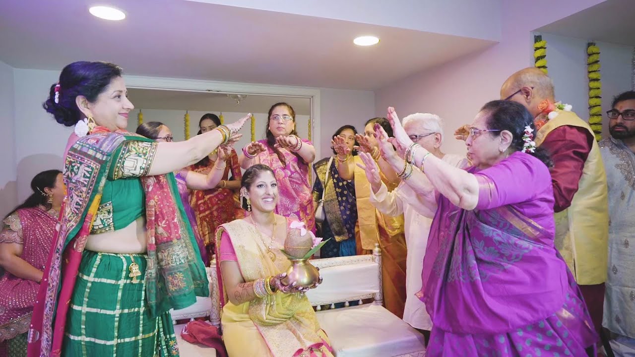 Bride Residence Hindu Wedding | Keyuri & Prit | Keyuri Pithi Part II